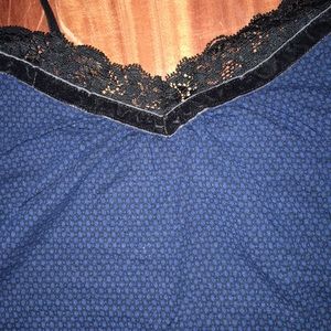Express Tops - Express velvet trimmed camisole size M Express Tops - Express velvet trimmed camisole size M